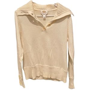 Talbots Petites Quarter Button Sweater Size MP